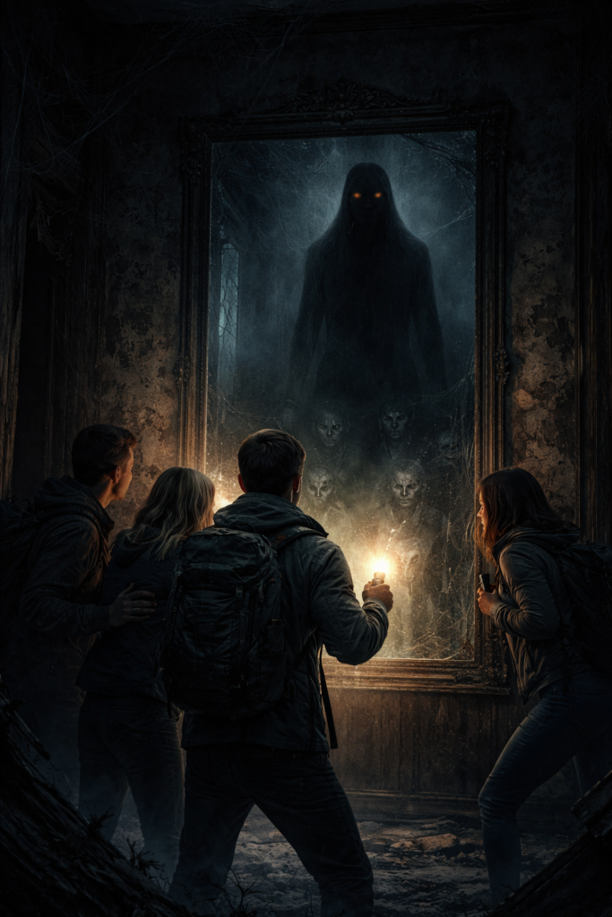 الغرفة المظلمة في القرية المهجورة